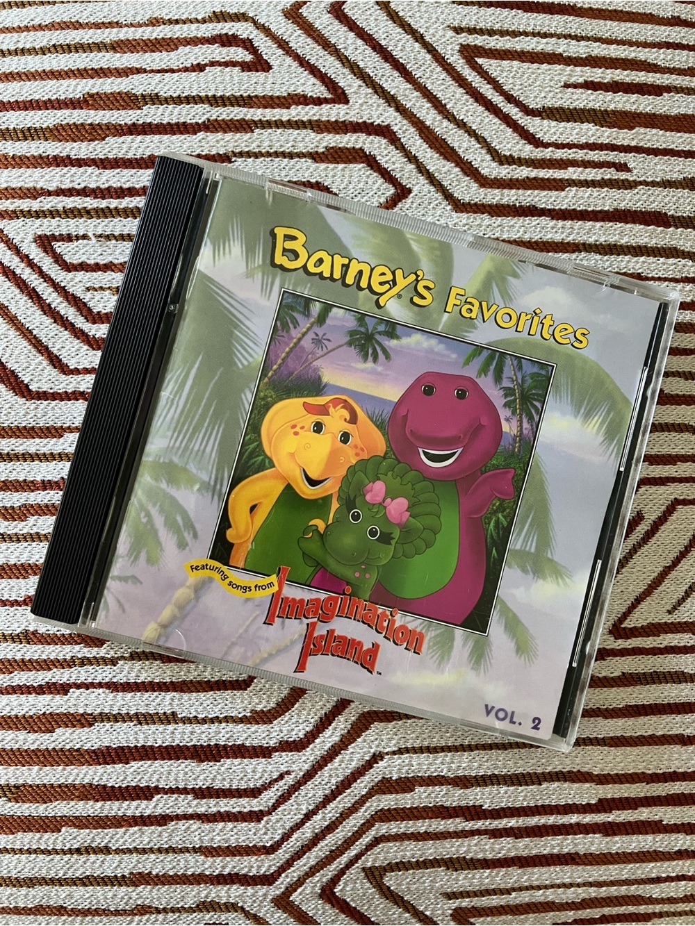 Vintage 1994 Barney's Favorites Songs From Imagination Island Vol. 2 CD